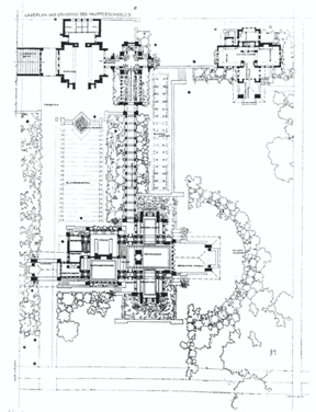 Martin House site plan 1903